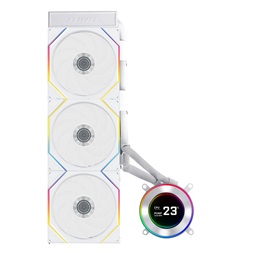 Lian Li HYDROSHIFT II LCD-C 360TL 3x120mm ARGB fehér vízhűtéses processzor hűtő