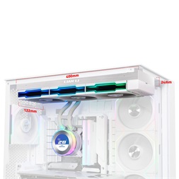 Lian Li HYDROSHIFT II LCD-C 360TL 3x120mm ARGB fehér vízhűtéses processzor hűtő