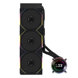Lian Li HYDROSHIFT II LCD-C 360TL 3x120mm ARGB fekete vízhűtéses processzor hűtő