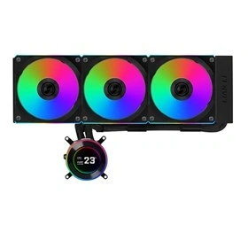 Lian Li Hydroshift II LCD-C 360CL AiO fekete vízhűtéses processzor hűtő