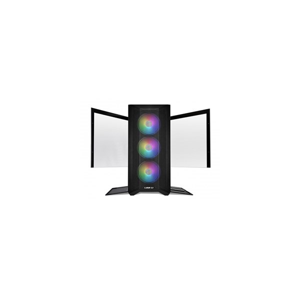 Lian Li Lancool II Mesh C RGB fekete (táp nélküli) ablakos RGB ATX ház