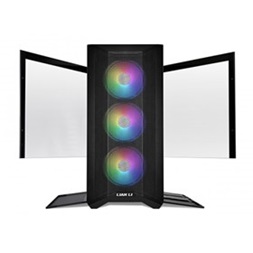Lian Li Lancool II Mesh C RGB fekete (táp nélküli) ablakos RGB ATX ház