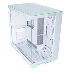 Lian Li O11 Dynamic EVO RGB TG fehér (táp nélküli) ablakos RGB E-ATX ház