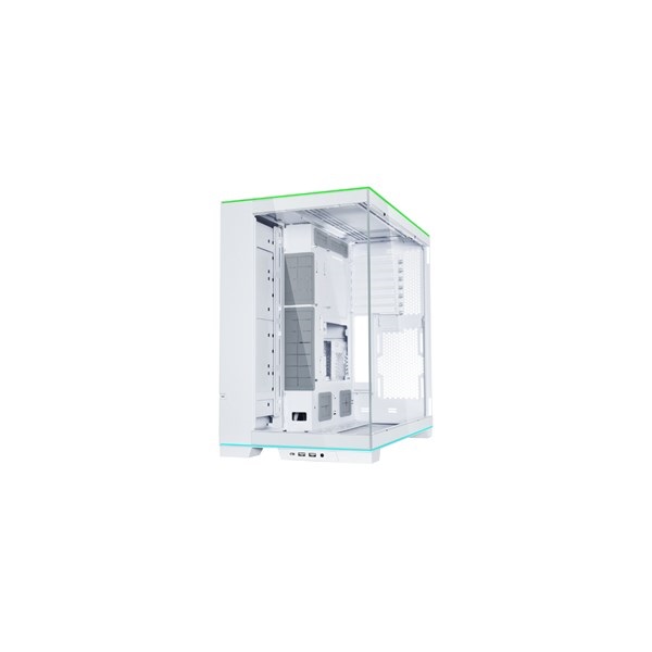 Lian Li O11 Dynamic EVO RGB TG fehér (táp nélküli) ablakos RGB E-ATX ház