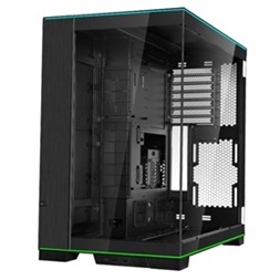 Lian Li O11 Dynamic EVO RGB TG fekete (táp nélküli) ablakos RGB E-ATX ház