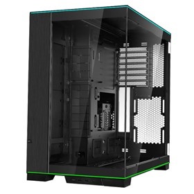 Lian Li O11 Dynamic EVO RGB TG fekete (táp nélküli) ablakos RGB E-ATX ház