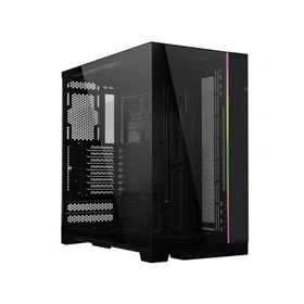 Lian Li O11 Dynamic EVO XL TG fekete (táp nélküli) ablakos E-ATX ház