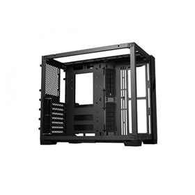 Lian Li O11 Dynamic Mini fekete (táp nélküli) ablakos mini-ITX ház