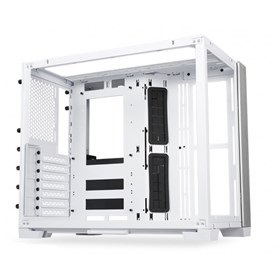 Lian Li O11 Dynamic Mini hófehér (táp nélküli) ablakos mini-ITX ház
