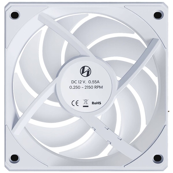 Lian Li UNI FAN CL Wireless 120mm (fordított légáram) fehér ventilátor