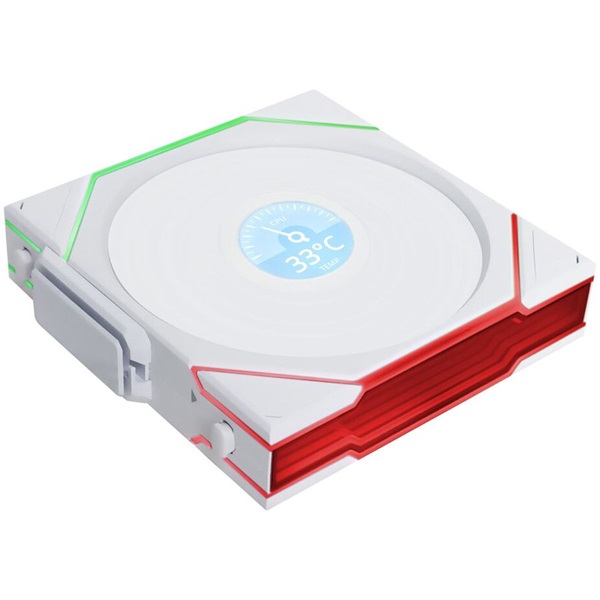 Lian Li UNI FAN TL-LCD Wireless 3db 120mm (fordított légáram) fehér ventilátor