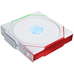 Lian Li UNI FAN TL-LCD Wireless 3db 120mm (fordított légáram) fehér ventilátor