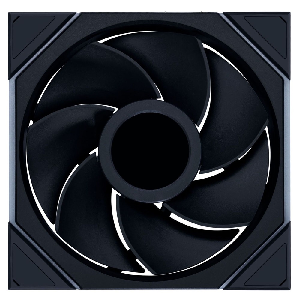 Lian Li UNI FAN TL LCD Wireless 140mm PWM ARGB (fordított légáram) fekete ventilátor