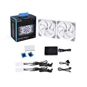 Lian Li UNI Fan 2db 140mm fehér ventilátor