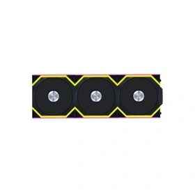 Lian Li UNI Fan SL Wireless 120 3db 120mm PWM ARGB fekete ventilátor