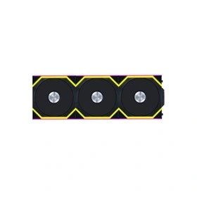 Lian Li UNI Fan SL Wireless 120 Reverse Blade 3db 120mm PWM ARGB fekete ventilátor