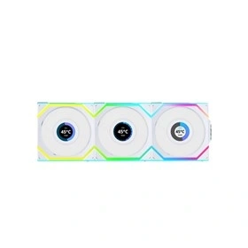 Lian Li UNI Fan SL Wireless LCD 120 3db 120mm PWM ARGB fehér ventilátor