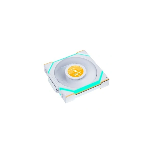 Lian Li UNI Fan SL Wireless LCD 120 Reverse Blade 120mm PWM ARGB fehér ventilátor