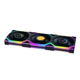 Lian Li UNI Fan SL Wireless LCD 120 Reverse Blade 3db 120mm PWM ARGB fekete ventilátor