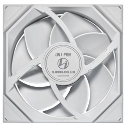 Lian Li UNI Fan TL140 LCD Wireless 140mm PWM fehér ventilátor