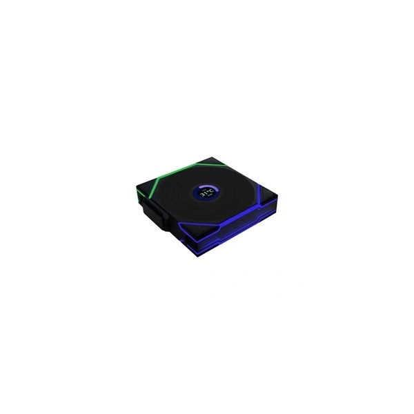 Lian Li UNI Fan TL Wireless LCD 120 120mm PWM ARGB fekete ventilátor