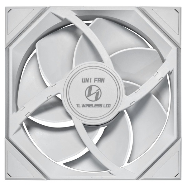 Lian Li UNI Fan TL Wireless LCD 140 Reverse Blade 120mm fehér ventilátor