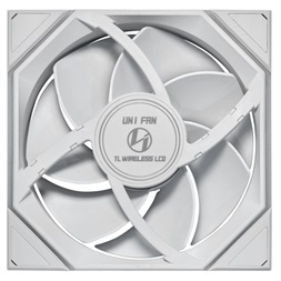 Lian Li UNI Fan TL Wireless LCD 140 Reverse Blade 120mm fehér ventilátor