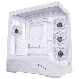 Lian Li Vector V100 Midi Tower edzett üveg fehér ház