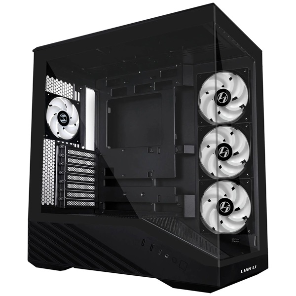 Lian Li Vector V100 Midi Tower edzett üveg fekete ház