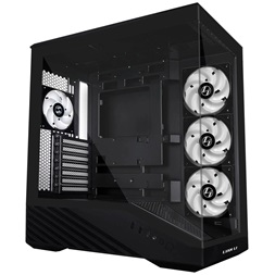Lian Li Vector V100 Midi Tower edzett üveg fekete ház