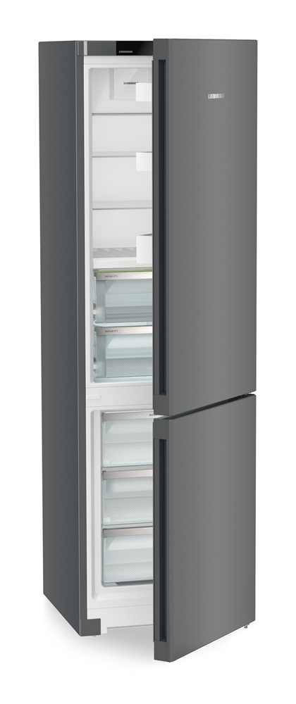 Liebherr CBNdgc 5723 szürke, alulfagyasztós, szabadonálló, Hűtő:258L, Fagyasztó:103L, hűtőszekrény