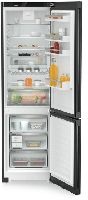Liebherr CNbdc 573i fekete, alulfagyasztós, Hűtő:268L, Fagyasztó:103L, hűtőszekrény