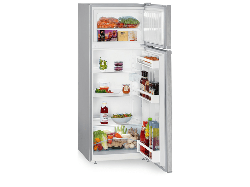 Liebherr CTPele231-26 inox, felülfagyasztós, Hűtő:190L, Fagyasztó:44L, Smartfrost hűtőszekrény
