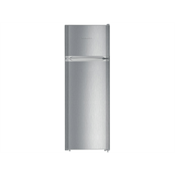 Liebherr CTPele251-26 inox, felülfagyasztós, Hűtő:219L, Fagyasztó:52L, hűtőszekrény (Újszerű)