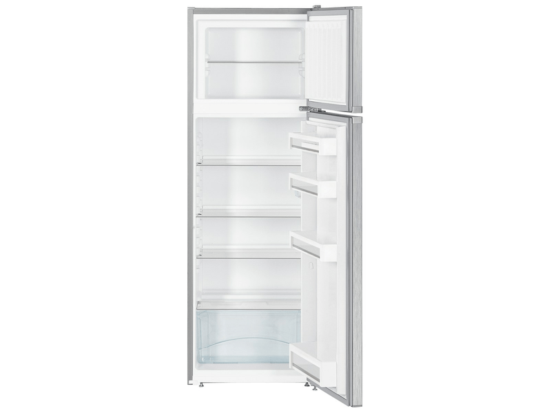 Liebherr CTPele251-26 inox, felülfagyasztós, Hűtő:219L, Fagyasztó:52L, hűtőszekrény