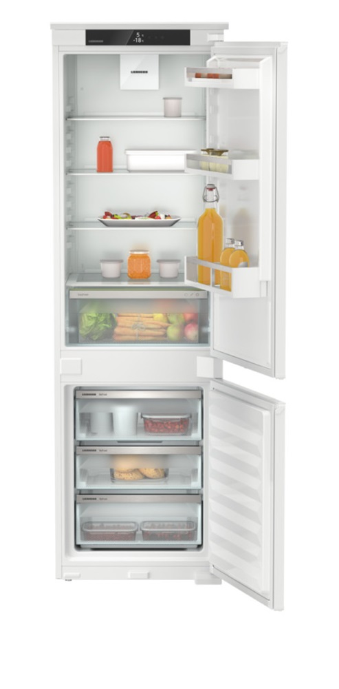 Liebherr IKGNS 51Vd03 fehér, alulfagyasztós, beépíthető, Hűtő:183L, Fagyasztó:70L, No frost hűtőszekrény