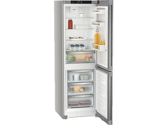 Liebherr KGNsd 52Vc03 ezüst, alulfagyasztós, Hűtő:227L, Fagyasztó:103L, hűtőszekrény