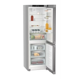 Liebherr KGNsd 52Vc03 ezüst, alulfagyasztós, Hűtő:227L, Fagyasztó:103L, hűtőszekrény