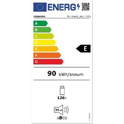 Liebherr TK 14Ve00 fehér, egyajtós, Hűtő:125L, hűtőszekrény