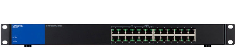 Linksys SMB LGS124P 24port POE+ 10/100/1000Mbps LAN nem menedzselhető Switch