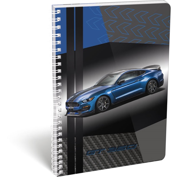 Lizzy Ford Mustang Shelby A4 kockás spirálfüzet