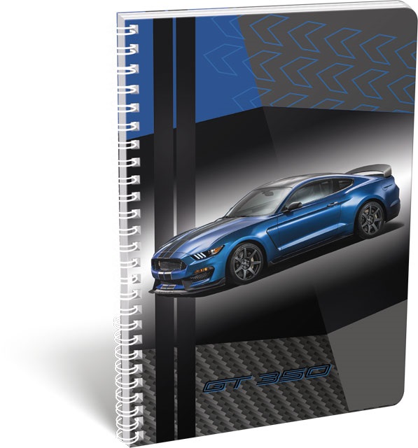 Lizzy Ford Mustang Shelby A4 kockás spirálfüzet