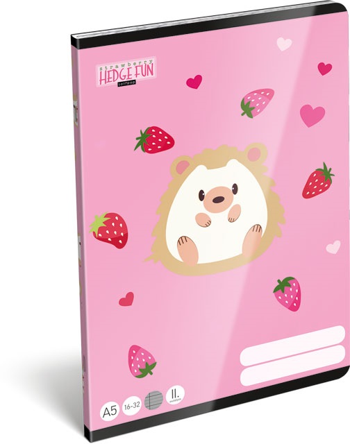 Lizzy Lollipop Hedge fun 22965859 FSC A5 16-32 tűzött vonalas füzet