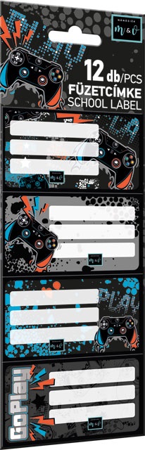 Lizzy V3nc1 Go Play 22995701 FSC 12 db-os füzetcímke
