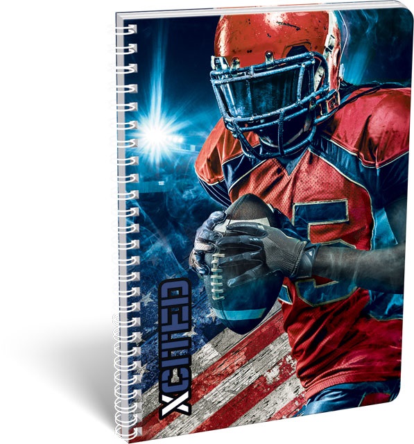 Lizzy Xcited Allstar A4 vonalas spirálfüzet