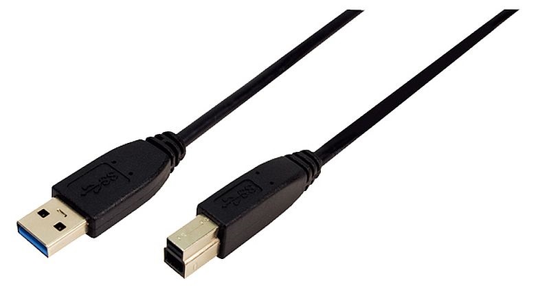 LogiLink CU0023 1m USB 3.0 fekete kábel