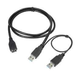 LogiLink CU0071 USB 3.0 Y tápkábel