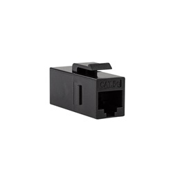 Logilink NK4030 Cat.5e Keystone Inline csatlakozó, UTP, 14,5 mm széles, fekete