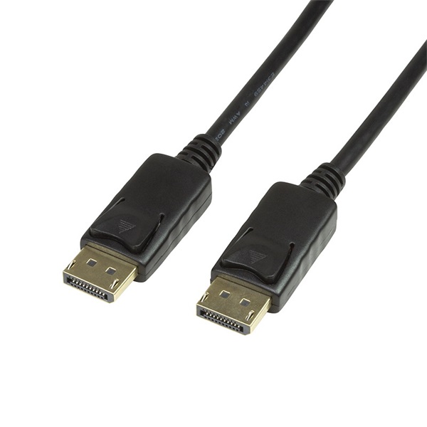 Logilink CV0077 DisplayPort kábel, DP/M-DP/M, 4K/60 Hz, fekete, 10 m