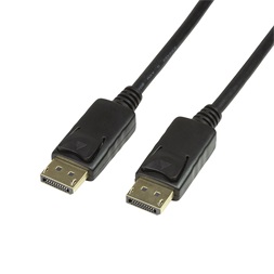 Logilink CV0074 DisplayPort kábel, DP/M-DP/M, 4K/60 Hz, fekete, 5 m